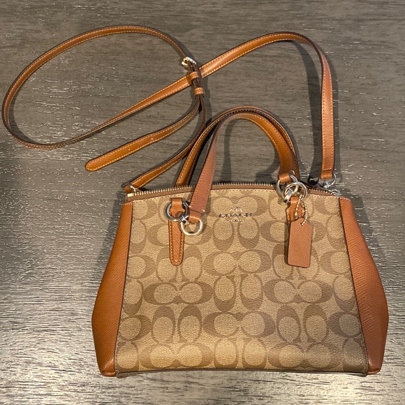 NWT Coach Small Christie Carryall F36619 - Picture 1 of 5